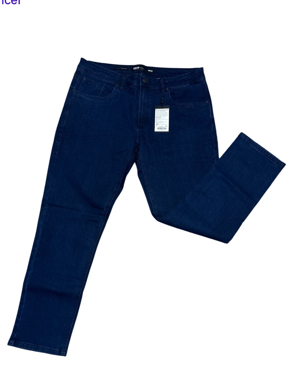 Barbell Straight Athletic Fit 2.0 Size 38 Blue